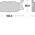 Braking SM1 Brake Pads #750SM1 for Yamaha