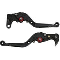 Hotbodies Mgp Fully Adjustable Lever Set Black fits Yamaha R1 2015-2019