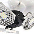 Risk Trilight Motion Activated Garage Ceiling Light Black
