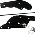DS Forward Control Extension Kit Black #212250 Harley Davidson