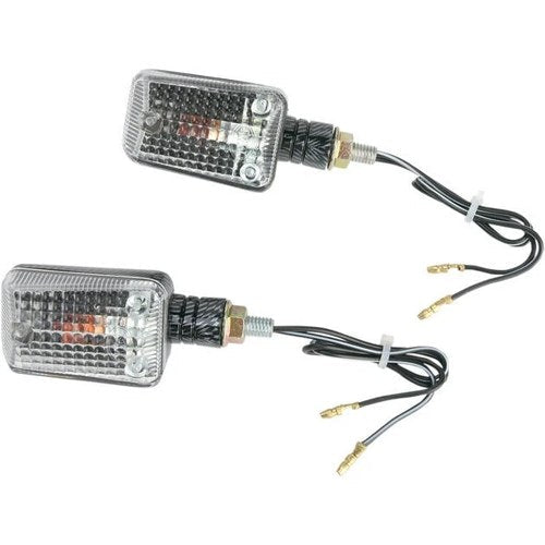K&S Mini-Stalk Marker Light Set Single Filament Carbon Clear