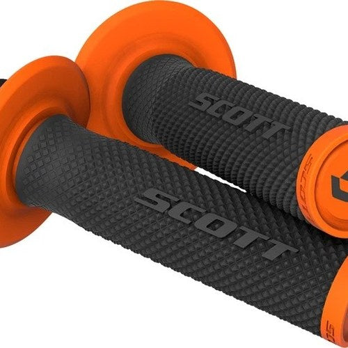 Scott Usa SX II Lock-On Full Diamond Grips Orange/Black