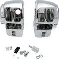 Drag Specialties Radiused Switch Housing Kit Chrome #141733 Harley Davidson