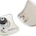 Drag Specialties Fairing Mounted Mirror with Blind Spot Mirrors Chrome