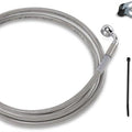 DS Braided Brake Line Kit Front +10" Harley Davidson Softail/Dyna #143714