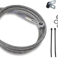 DS Braided Brake Line Kit Front +8" Harley Fxst Softail 1984-1990