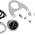 DS 1-5/8" Liquid-Filled Oil Pressure Gauge Kit Chrome Harley Davidson #145164