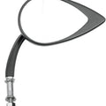 DS Tank Tuff Short Stem Teardrop Mirror Black