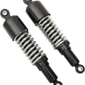 Emgo Shorty Shocks Black/Chrome Eye Lower Mount with Shroud