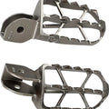 Moose ND Series Offset Footpegs 1/2" Offset Silver BMW Enduro 1993-2016