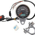 DS Programmable Mini Electronic Speedometer 0-220 Kph Pol w/Black Face #211898