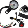 DS Mini Electronic Speedometer with Indicator Lights Mph Black/White #1138765
