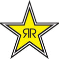 Factory Effex Die-Cut Decal 1' Rockstar Star Logo Style Yellow