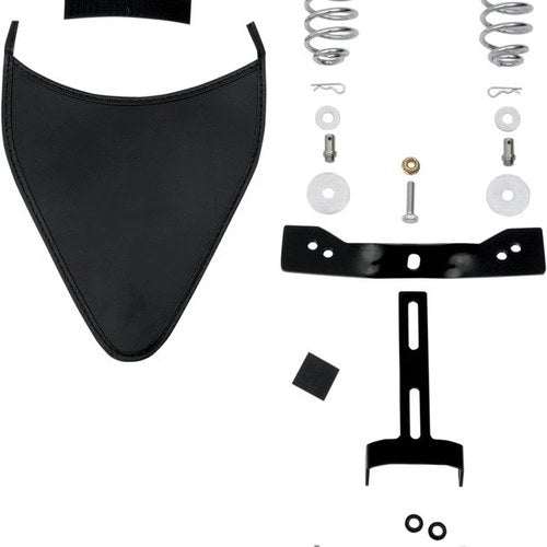DS Frame Mount Spring Solo Seat Mount Kit Black #211895 Harley Davidson Dyna