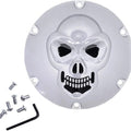 DS 3D Skull Derby Cover Chrome #212029 Harley Davidson Sportster