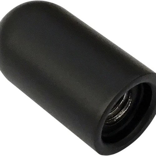 Drag Specialties Aluminum Antenna Stud Cap for Harley Black