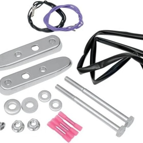 DS Rear Turn Signal Relocation Kit Chrome #143977 Harley Davidson Sportster