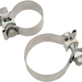 Khrome Werks Stainless Steel Exhaust Clamps for Harley-Davidson M8 Models 203031
