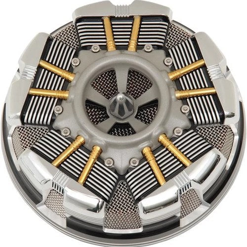 Ciro Radial Air Cleaner Black/Natural #35153 Harley Davidson