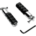 Kuryakyn Longhorn Iso Footpegs Male Mount Chrome #8024 Harley Davidson