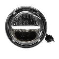 Pathfinder 7" LED Classic Headlight with Center Drl Chrome