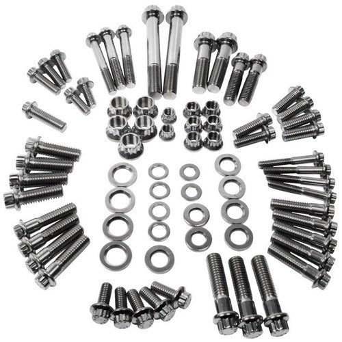 Feuling Chassis & Trim 12-Point Stainless Steel Bolt Kit #3068 Harley Davidson