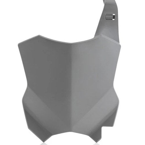 Acerbis Front Number Plate Gray #2449390011 for Kawasaki KX250F/KX450F