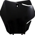 UFO Front Number Plate Black GG07130001 Gas MC 125/MC 250