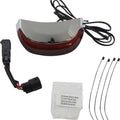 Ciro Crown Tail Light with Lightstrike Lighting Chrome Red Lens #40173