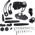 Hawg Forward Control Kit with Shadow Levers & Adjustable Pegs Black FCKF14ASFRSE