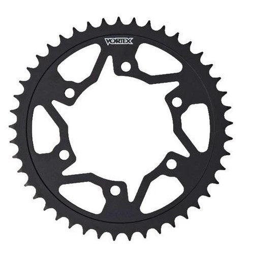Vortex Steel Rear Sprocket 47T 520 Black #526AS-47 for Suzuki/Triumph