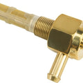 HardDrive Hex Petcock Brass 3/8" Left Side