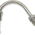 DS AN-3 Male x 3/8"-24 Inverted Flare Union 150 Degree Chrome