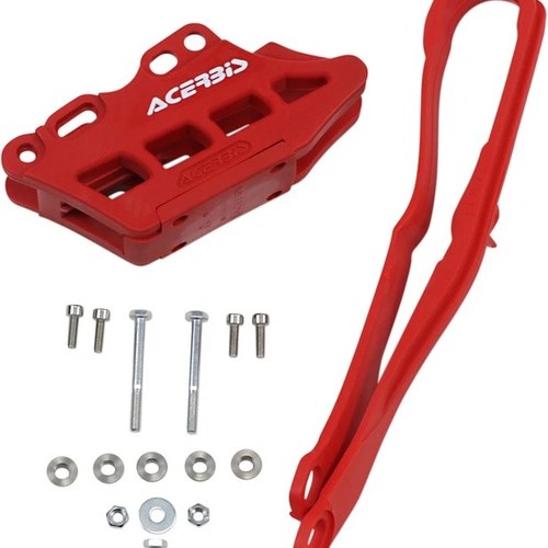 Acerbis Chain Guide 2.0 & Slider Kit CR Red #2742640227 for Honda Crf 450 2019