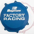 Boyesen Clutch Cover Blue #CC-38CL for Yamaha YZ450F/YZ450FX/WR450F