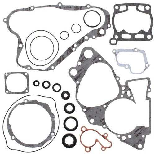 Vertex-Winderosa Complete Gasket Kit with Oil Seals for Suzuki RM125 1991