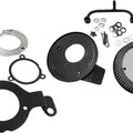 HardDrive M8 Hi Performance Air Cleaner Kit Black Satin #120427 Harley Davidson