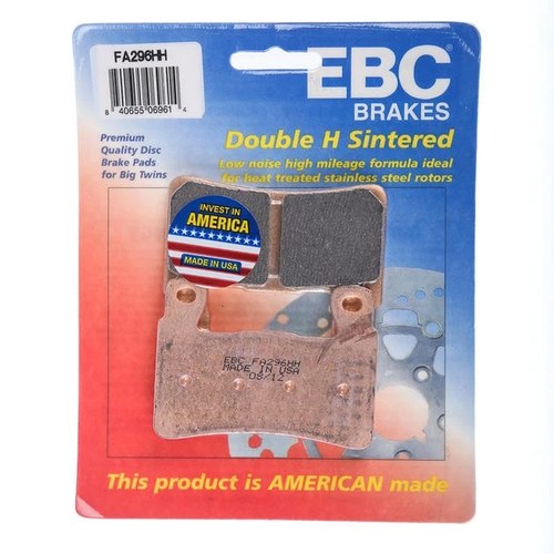 Ebc HH Brake Pads Front #FA296HH for Harley Davidson/Honda/Kawasaki