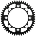 Fire Power Aluminum Rear Sprocket 420 47T Black for Yamaha YZ65 2018-2022