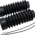 HardDrive Custom 49mm Fork Boots 9"L Black