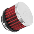 K&N Crankcase Vent Filter with Chrome Top 62-1370 2" x 1.5"