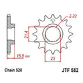 JT Front Sprocket 520 16T #JTF582.16 fits Yamaha XJ600S Seca II 1992-1998