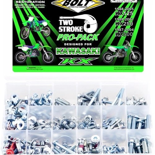 Bolt Pro Pack Kit #KXPP-2STK for Kawasaki KX250 2-Stroke/KX500/KX125