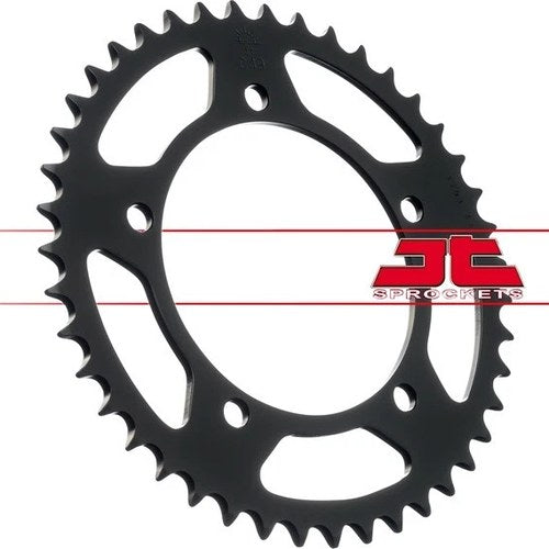 JT Steel Rear Sprocket 520 43T Black fits Suzuki GSX-R750/GSX-R600/GSX-R1000