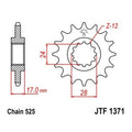 JT Front Sprocket 525 15T #JTF1371.15 Honda CBR600 F3/CB600F 599