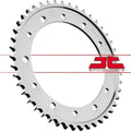 JT Steel Rear Sprocket 530 45T Natural fits Honda VFR800/VFR750/CB1000/CB1100