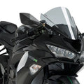Puig 3mm Z Racing Windscreen Light Smoke #3177H for Kawasaki Ninja ZX-6R 2019