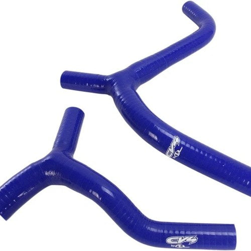 CV Products Radiator Y Style Hose Kit Blue #SFSMBC261B Kawasaki KX450F 2016-2018