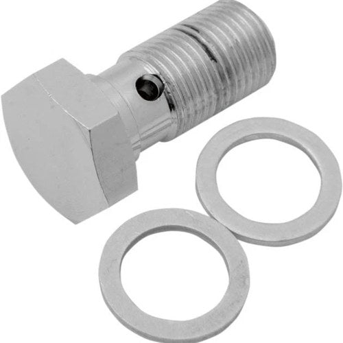 DS 7/16"-24 Banjo Bolt Chrome