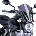 Puig Touring Windscreen Dark Smoke fits Yamaha FZ-07 2015-2016